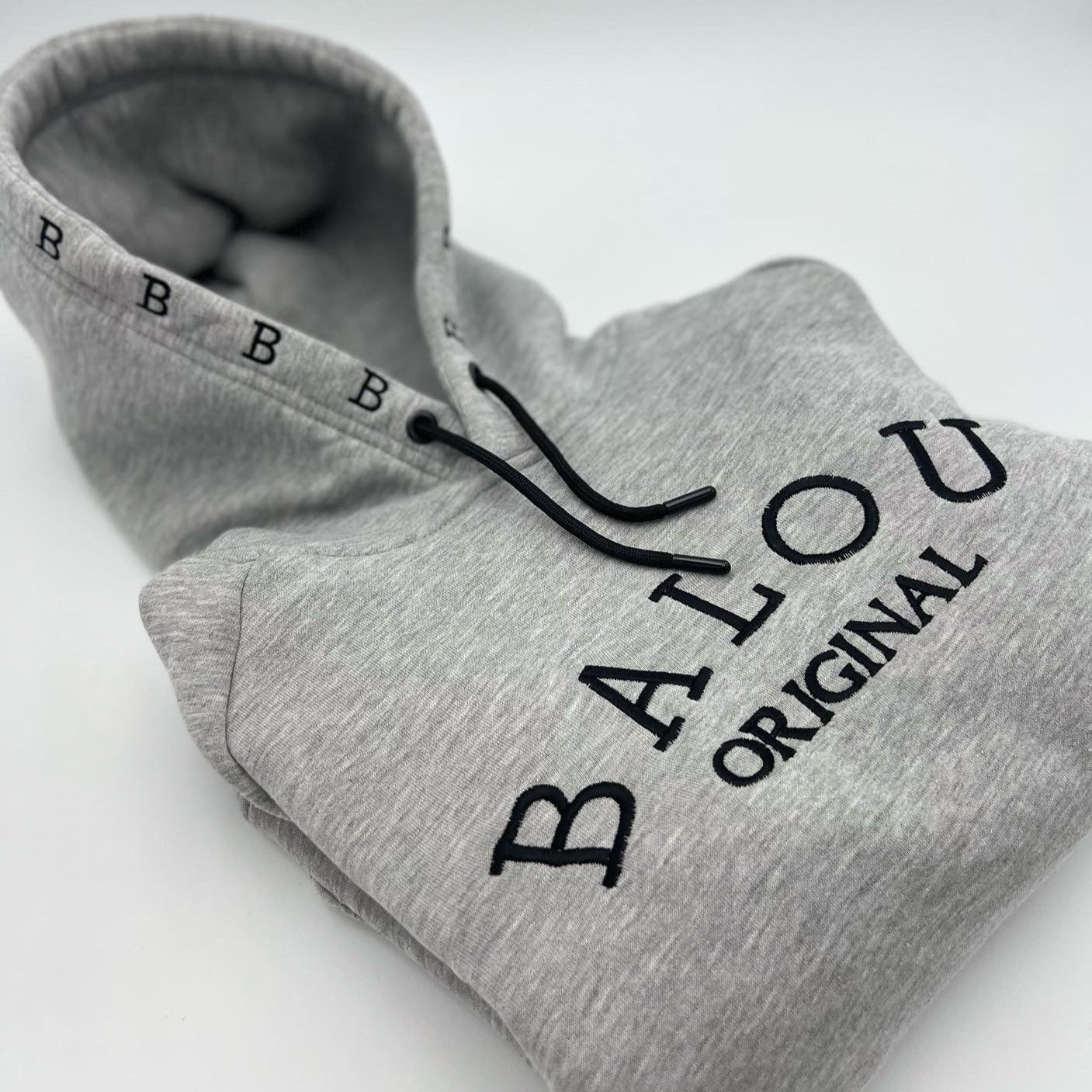 B&B Lounge hoodie Grey