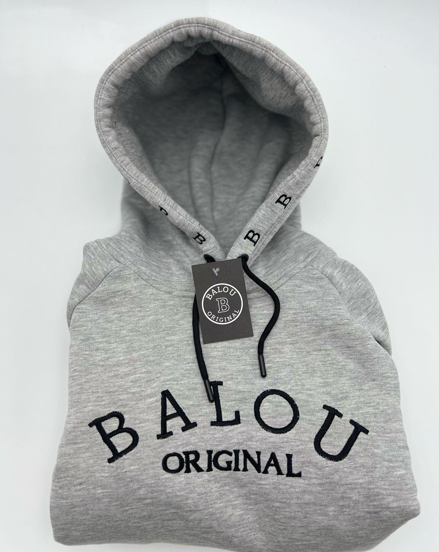 B&B Lounge hoodie Grey