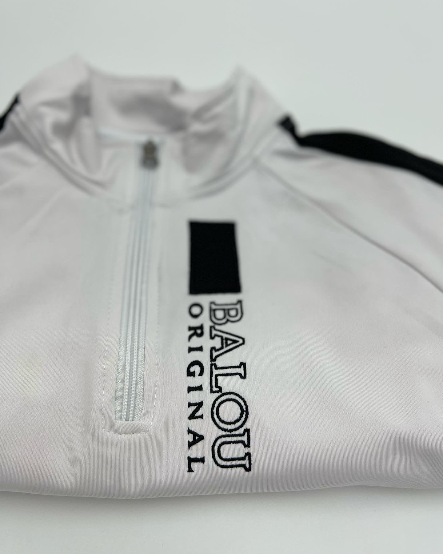 Balou Performance Half Zip White