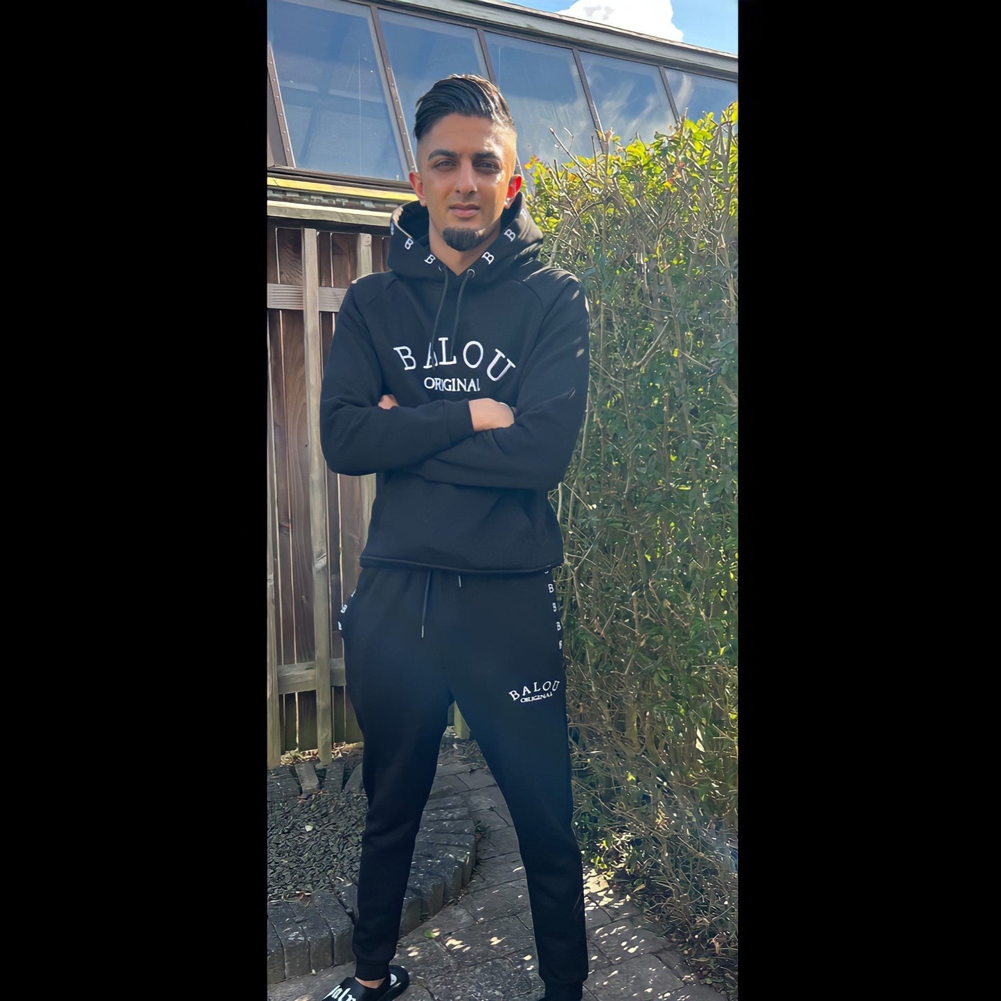 B&B Lounge Hoodie Black